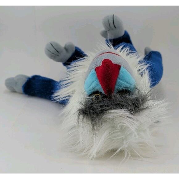 Vintage Kay Bee Toys Blue Baboon Plush Animal Toy Monkey 12" Plushie - Picture 6 of 11